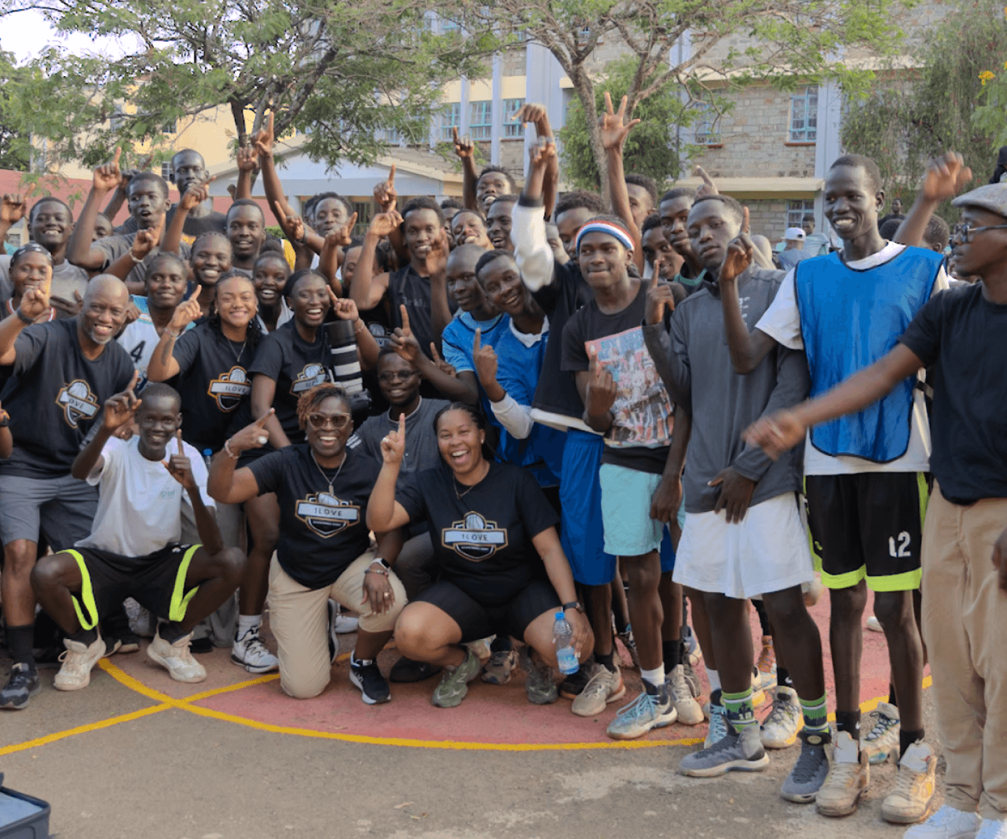 Basketball team photo